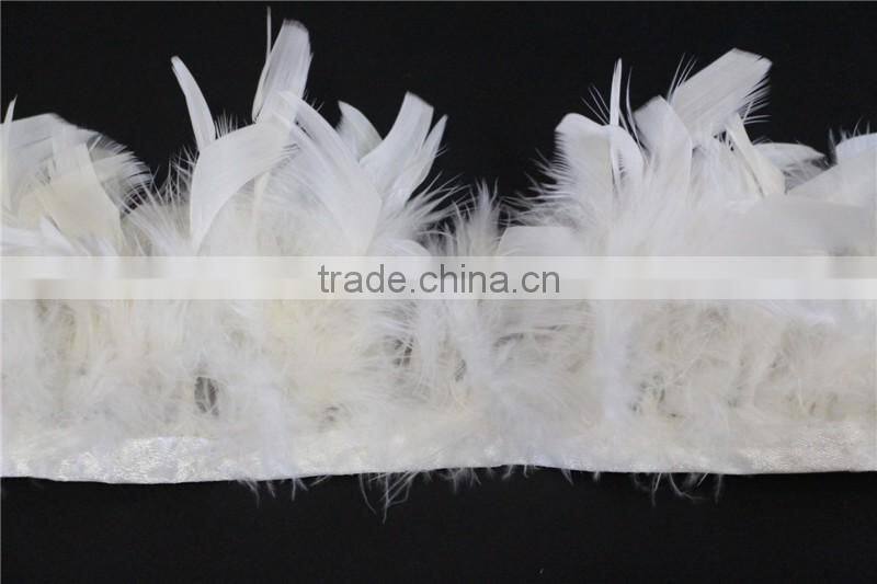 Wholesale Rooster Synthetic Feather Trim For Ribbon