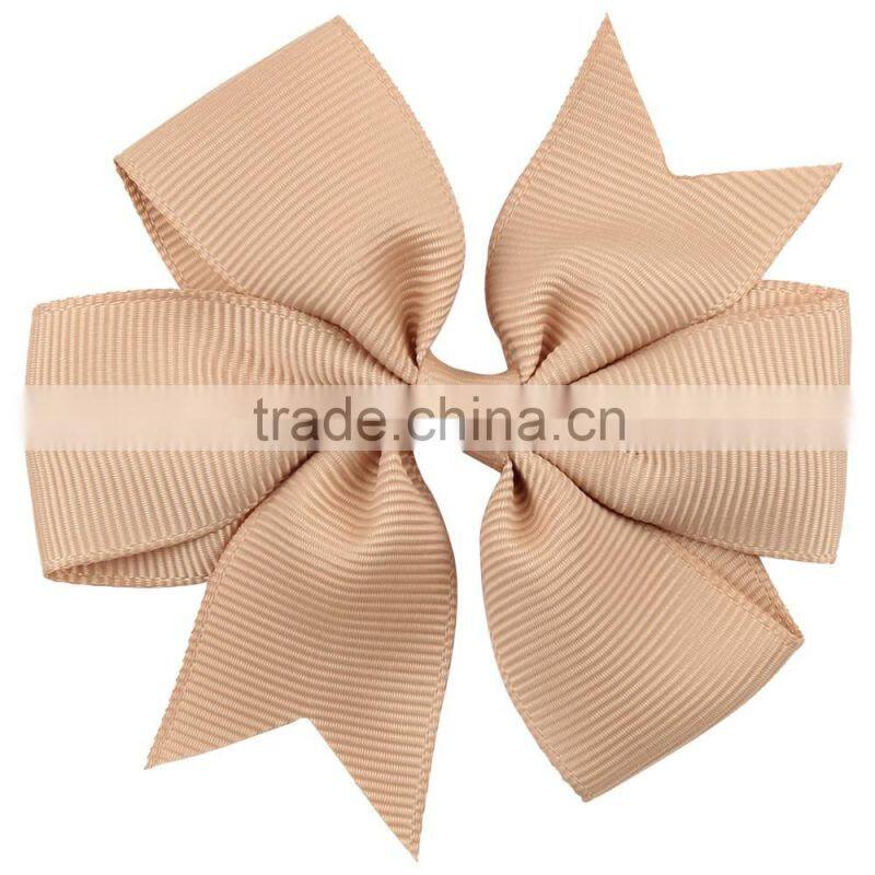 Hot-sales Baby 3 inch pinwheel bow hair Bow small Ribbon Bow Headbands 32 colors many colors girl Hair Bows cb-3633