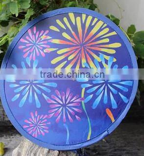 2015 Custom printed logo fashionable design foldable frisbee for sale