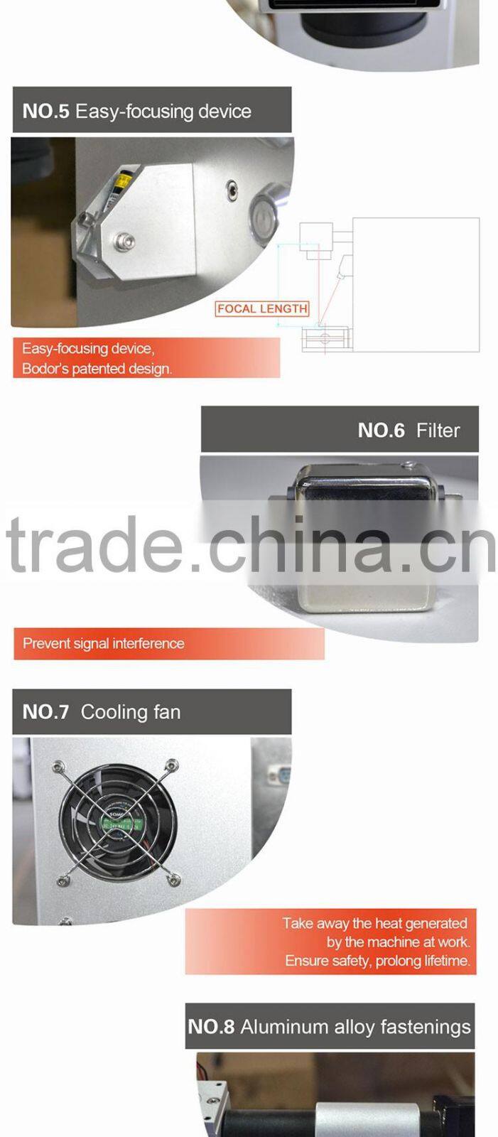 Convenience Hand-hold Fiber Laser Marking Machine With High Quality