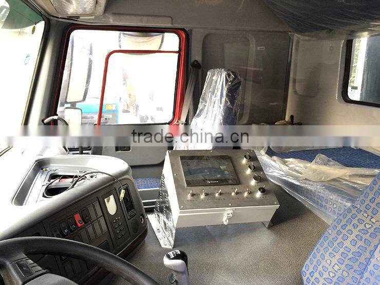 12000 liter road stone spreader with 8000 liter bitumen spreader