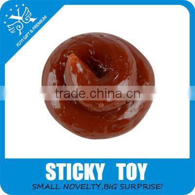 Sticky toy tpr squishy dog shit cheap shit promotional gift and toys