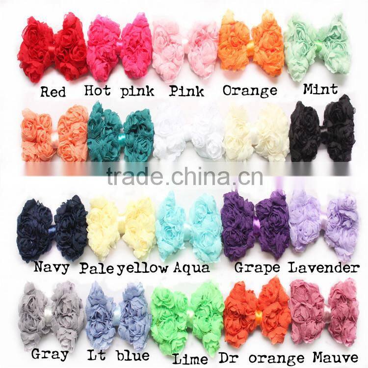 2015 Hot-selling Handmade 2.5" Glitter Hair Bow,Hair Bow Accessory