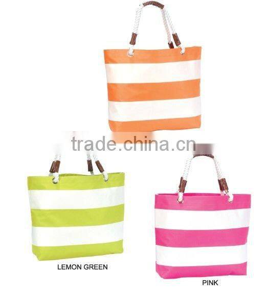 2012 new fashion stripe bag for girl