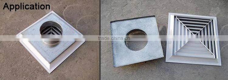 metal neck adaptor for hvac air inlet