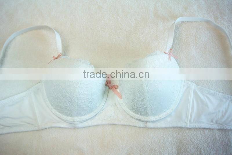Alibaba White Stock Bras Wholesale Push Up Bra in China