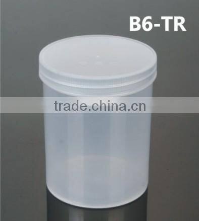 500ml Round PET & PP jar for hair care container jar