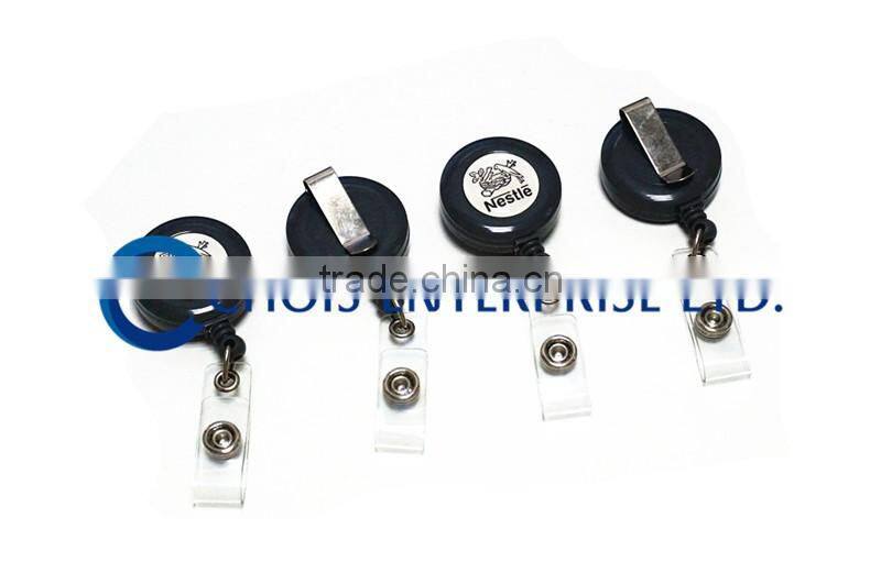 Custom Single Side Logo Retractable Badge Reel, High Quality