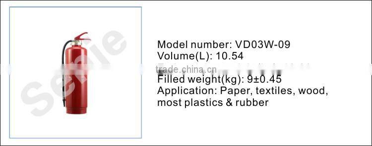 light water extinguisher VD03W-09 water based fire extinguisher