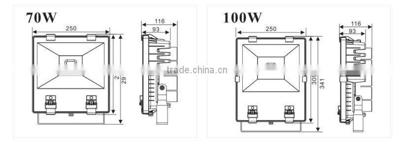 New products building LED floodlight 50w high power led flood light
