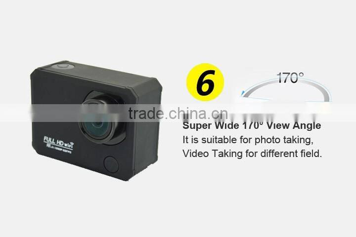 Full HD Mini Waterproof WiFi 1080p 2K Sport Action Camera Digital DV Video Camcorder