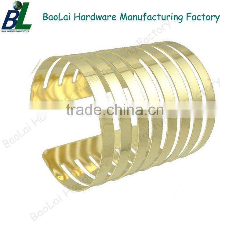 High end metal fake gold bangle for young girls