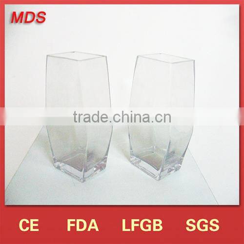 Wedding and home decor murano glass vase for water plants