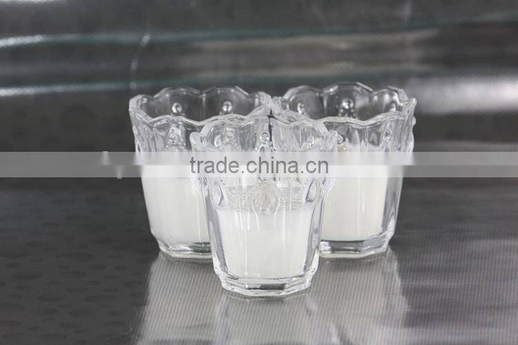 Scented Soy Candles in Crystal Container with Lid