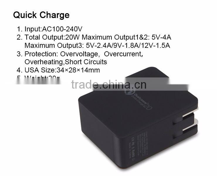 Top speed usb charger for samsung fast charger,super fast mobile phone adaptive wall charger
