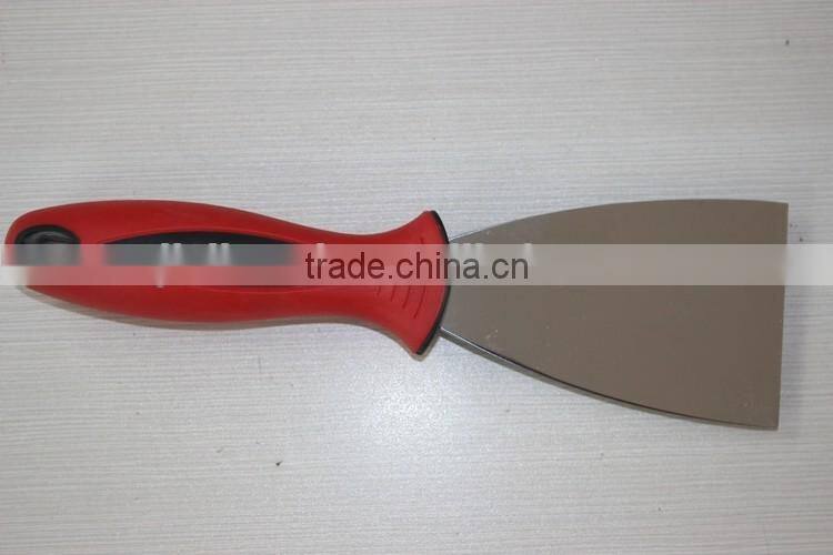 TPR+PP hand Putty Knife / Stainless steel blade spatula