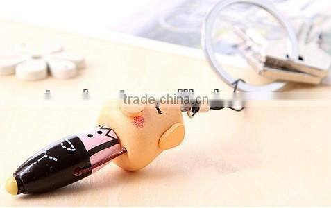 Cute Kawaii Korea Novelty wood mobile chin pen