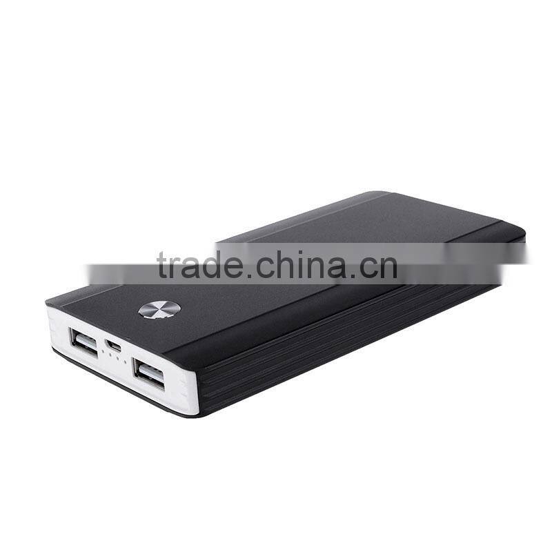 New arrival 10000mAh aluminium alloy universal external laptop battery charger with IOS9001 certification