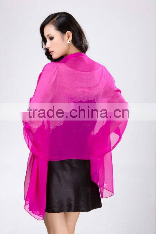 Digital printed silk scarf 090