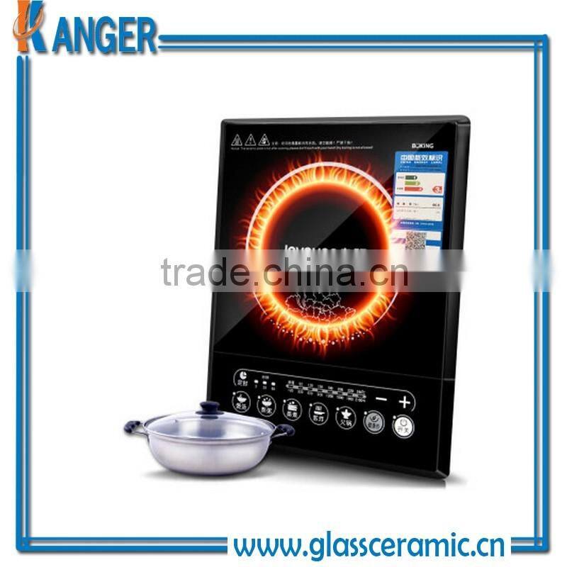 High Temperature Black Ceramic Glass Sheet