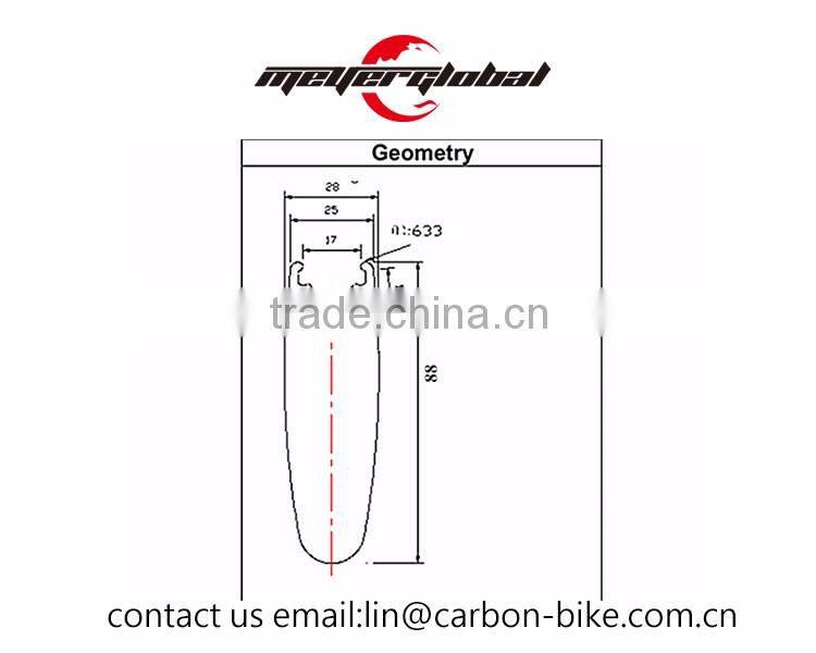 MeyerGlobal Carbon Bike Kits Cheap 88mm Carbon Friber Rim bmx bike carbon rim For road bicycle