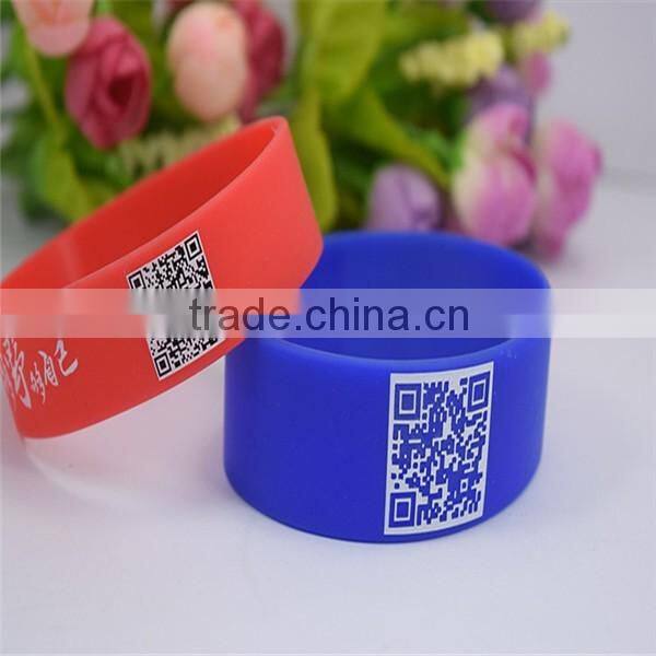 phone scan qr band customized qr code silicone band