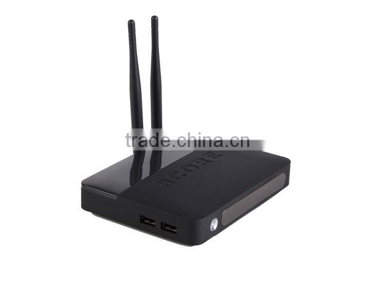 2015 wholesale Octa Core Android TV BOX Android 5.1 RK3368 4K HD H.265 Bluetooth 4.0 2GB 16GB KODI Media Player