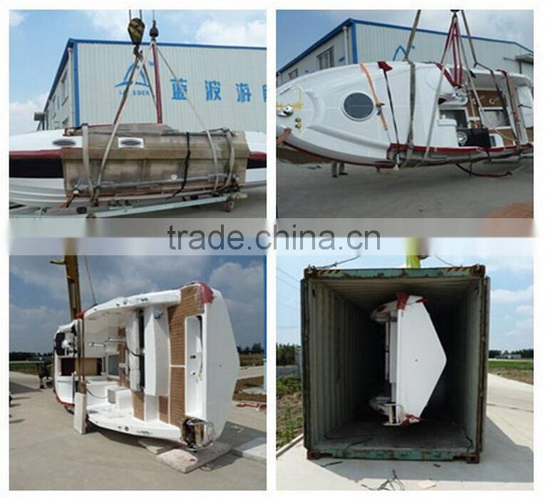 waterwish QD 27 brand new fiberglass cabin sport boat