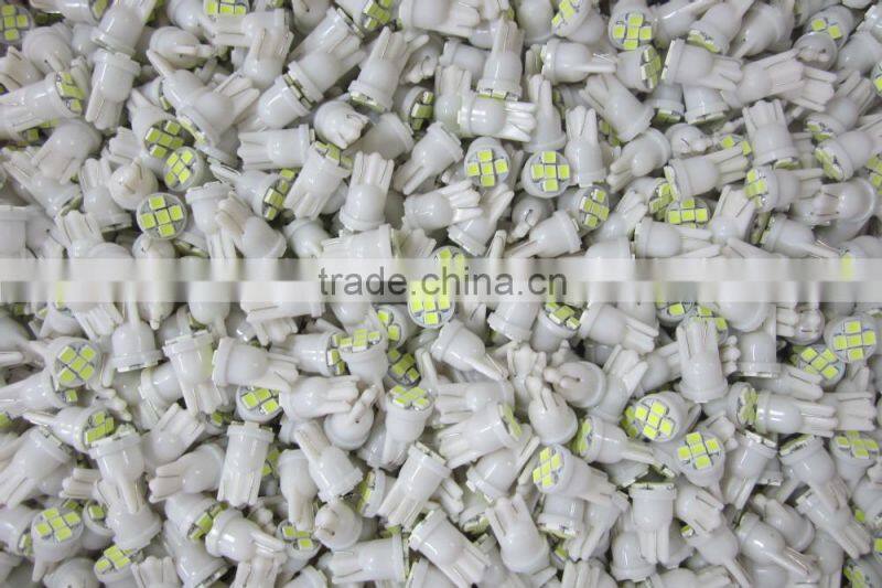 T10 5 SMD3528 white red automobile bulbs Auto Lighting System LED light LED lamp