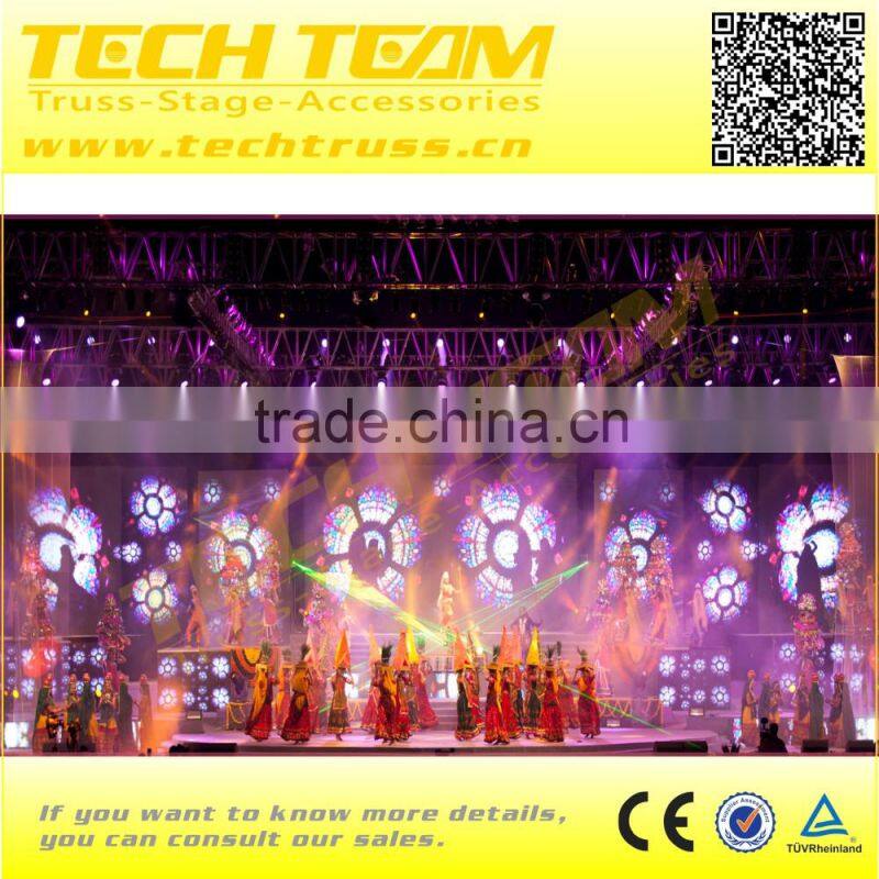 BC40-QS20 High Quality Truss Stage for Outdoor Stage Truss Design.