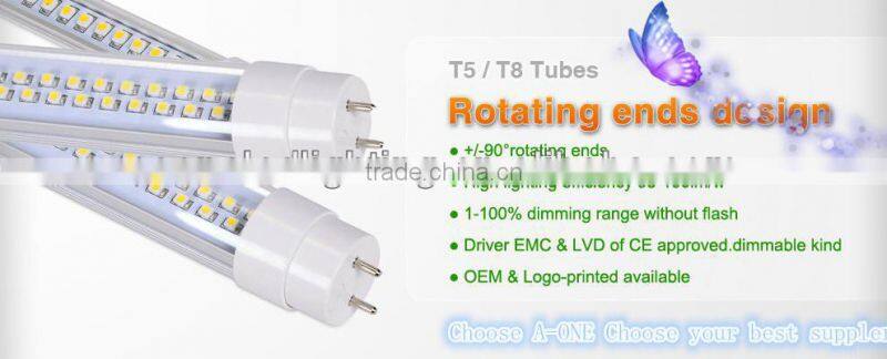 Top quality customized PFC >0.9 OEM &ODM service flicker free led red border tube light