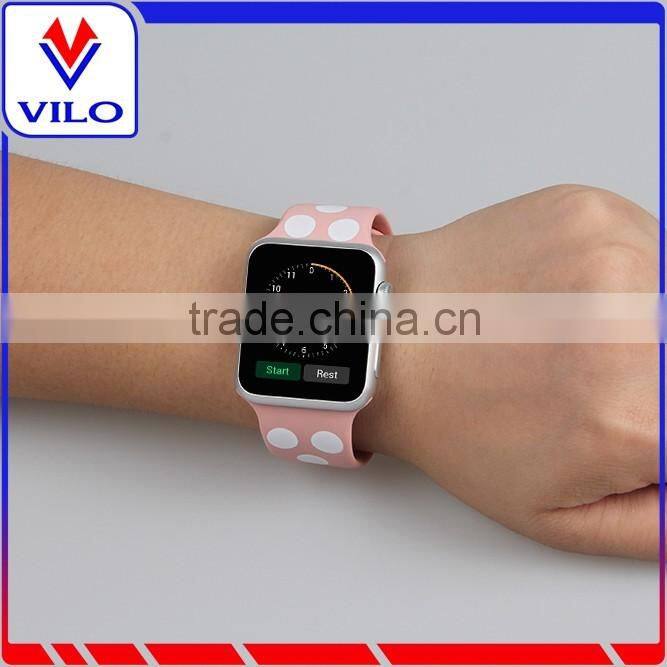 For Apple Watch Best Selling Fashion Design OEM Silicone Watch Strap Watch Band