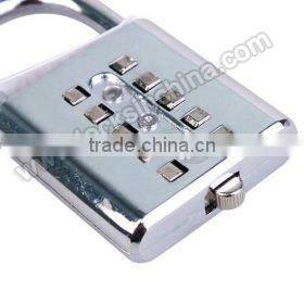 AJF High quality and security Chrome Plated Outdoor Push Button box lock