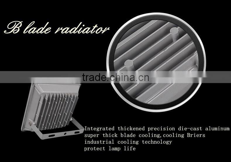 Black DC12V led floodlight 10W with CHILI45mil Chips, CE spotlight