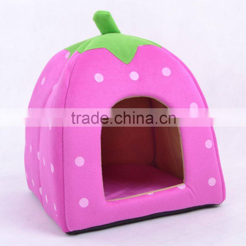 2015 Sweet Pink Soft Sofa Bed folding cat bed
