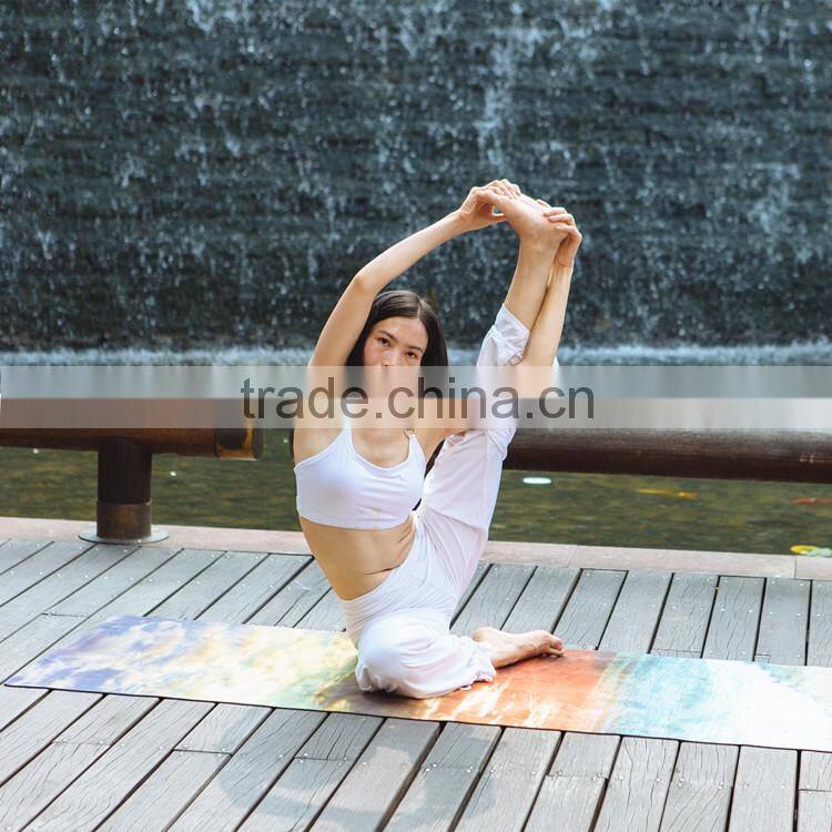 Double eco Custom Printed Anti-Slip yoga mat