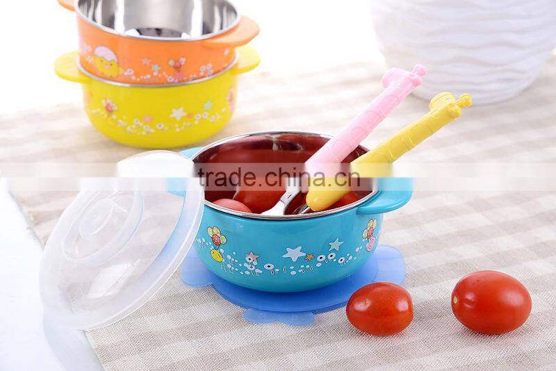 Babymatee Stainless Steal Bowl-Chiken (250ML)