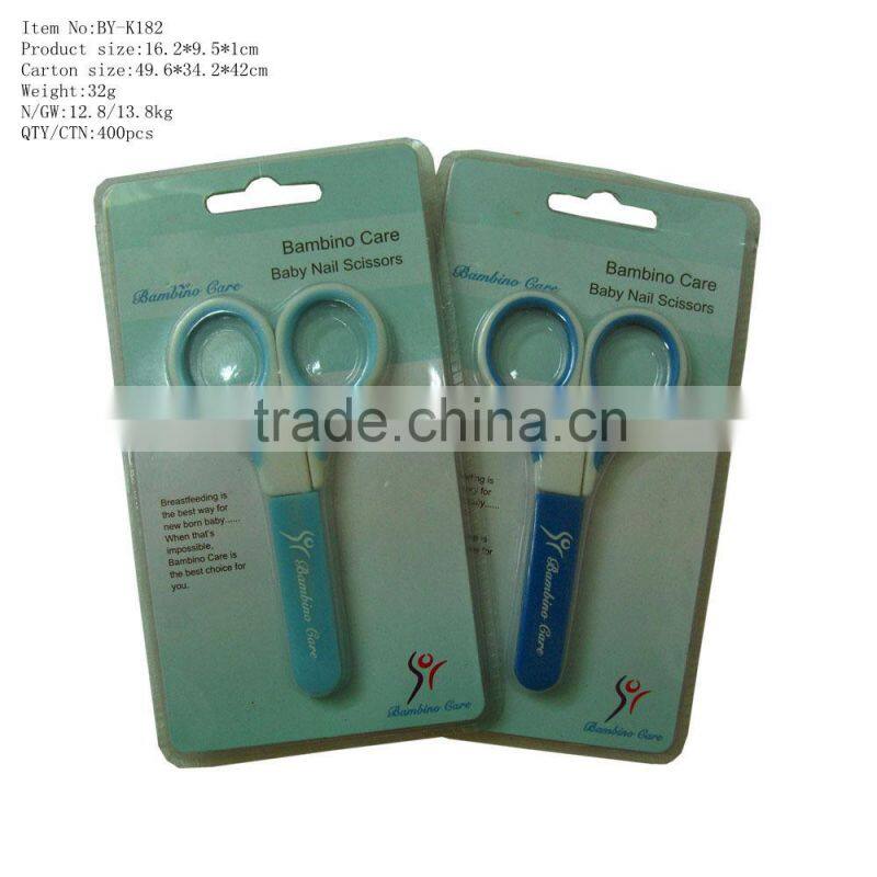 Hot Sell Baby safe scissor blister card Set