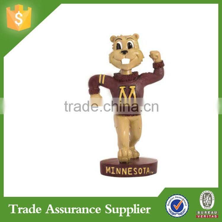 Bobble Head Figurine Custom Resin Material Cartoon Character Bobble Head