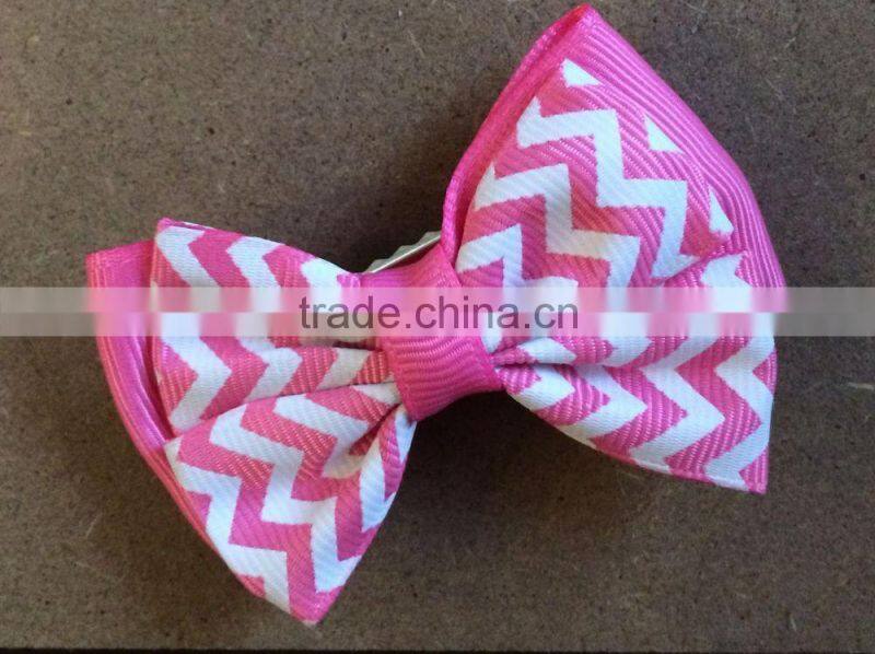 2015 summer fashion lovely wave bowkont hair clip high quality cloth hairclip