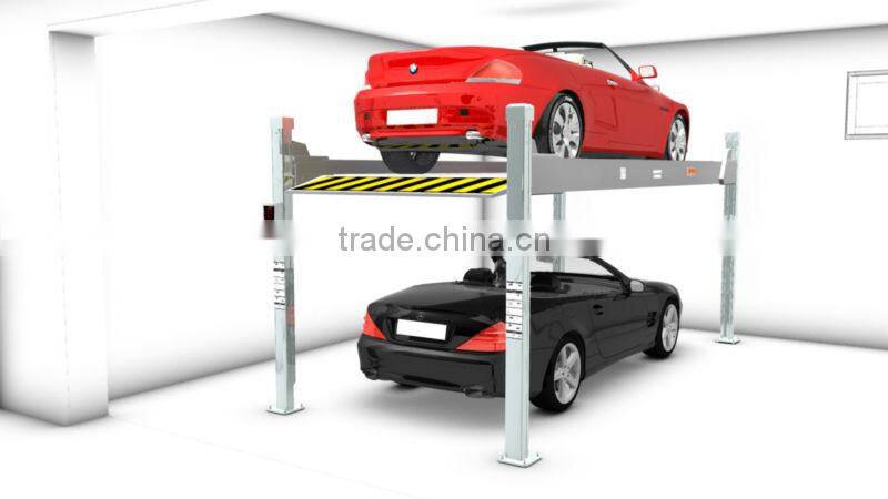 Removable hydraulic car lifts for home garages