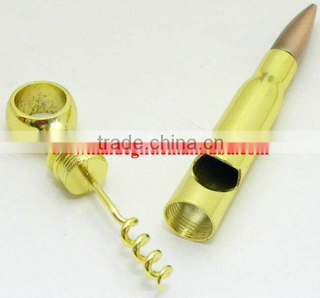cool 50 Caliber Corkscrew & bullet beer Bottle Opener