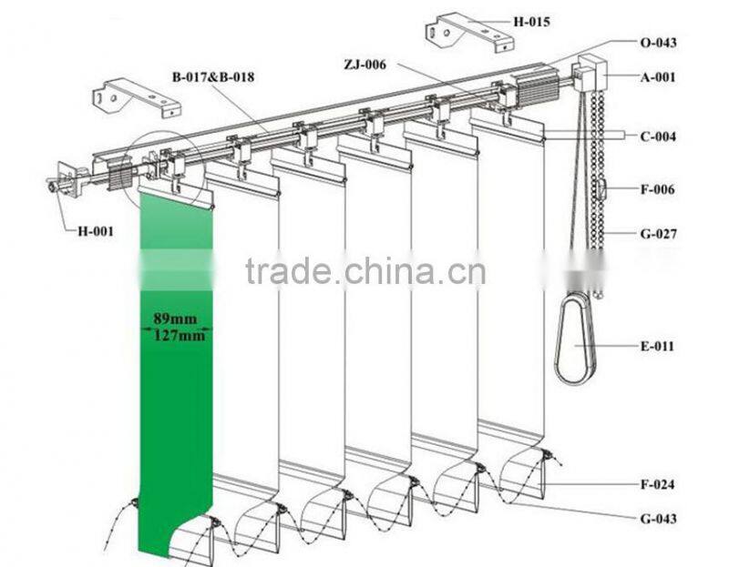 2015 curtain rail cover windows curtain wholesale