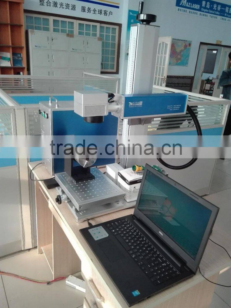 China portable 20w fiber laser etching machine for metal
