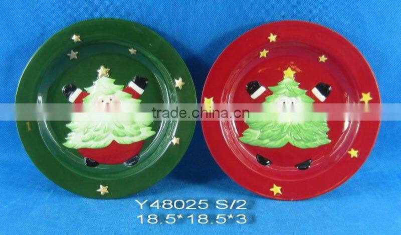 7.3"Santa plates
