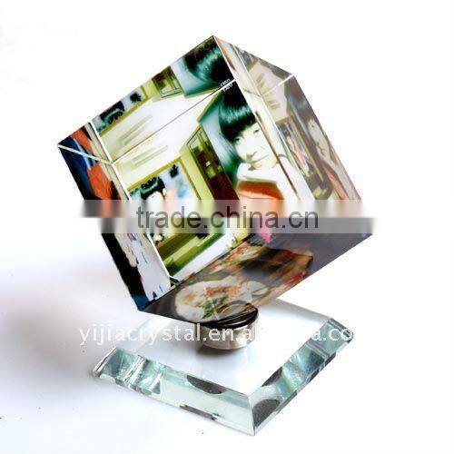 Factory Rotary Crystal Image Cube Wholesale