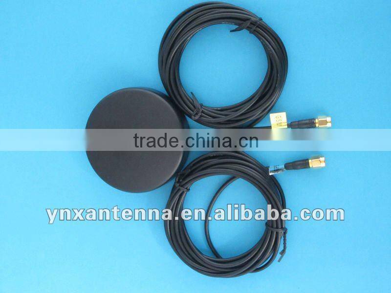 active gps gsm antenna with sma connector RG174 Cable