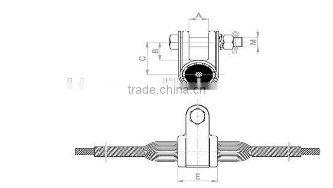 weichuang preformed fitting suspension clamp