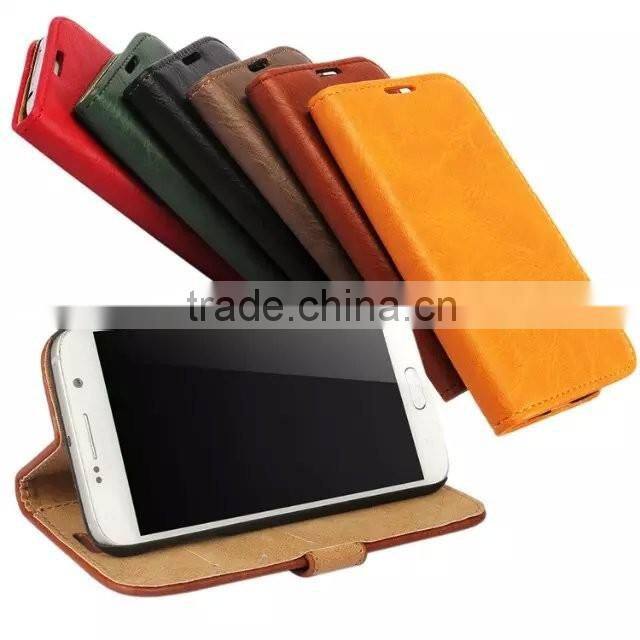 2016 High-quality Retro Filp case for samsung s6