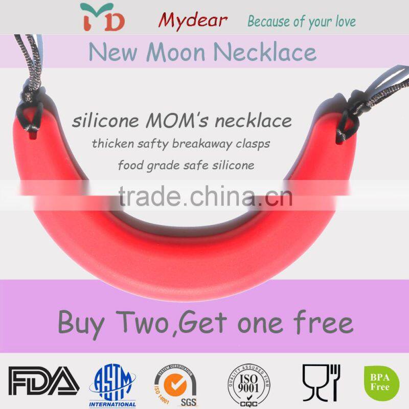 silicone teething beads for jewelry and silicone baby teether